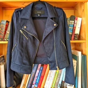Vero Moda Moto Jacket in Dark Navy